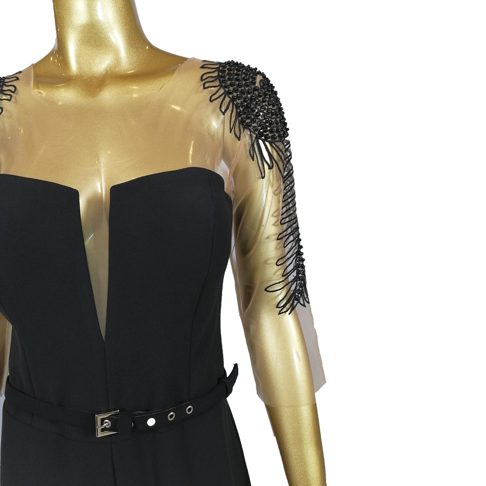 MODA DRESS TUTA+STOLA 38 NERO