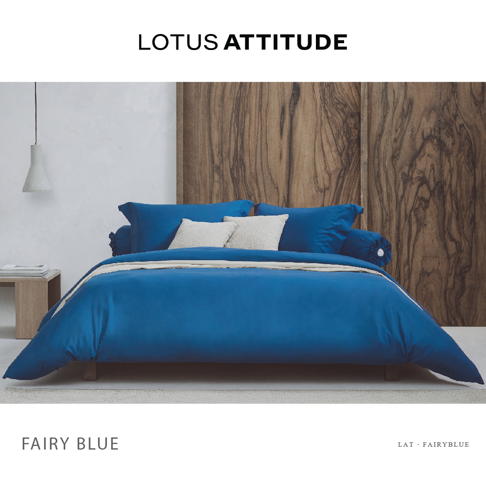 Attitude Bed Sheet Set 5 pcs- Fairy Blue(182 * 198)cm Brand:Lotus