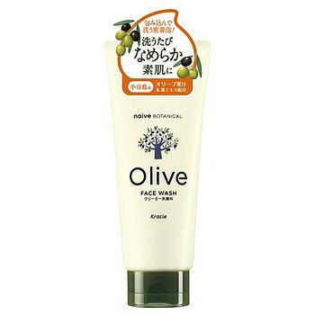 KRACIE NAIVE FACE WASH BOTANICAL OLIVE 130G